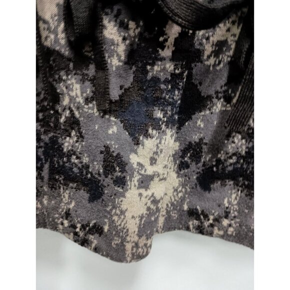 Anthropologie Charlie & Robin Wool Cardigan Medium Brown Tan Tie Dye Whimsygoth - Picture 6 of 11